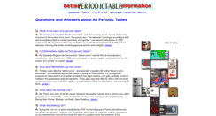 Desktop Screenshot of betterperiodictable.info